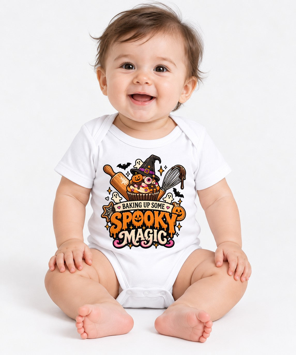 Spooky Magic Cupcake - White
