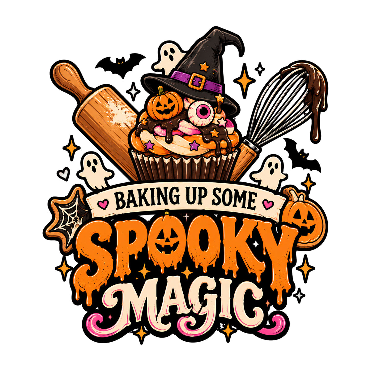 Spooky Magic Cupcake