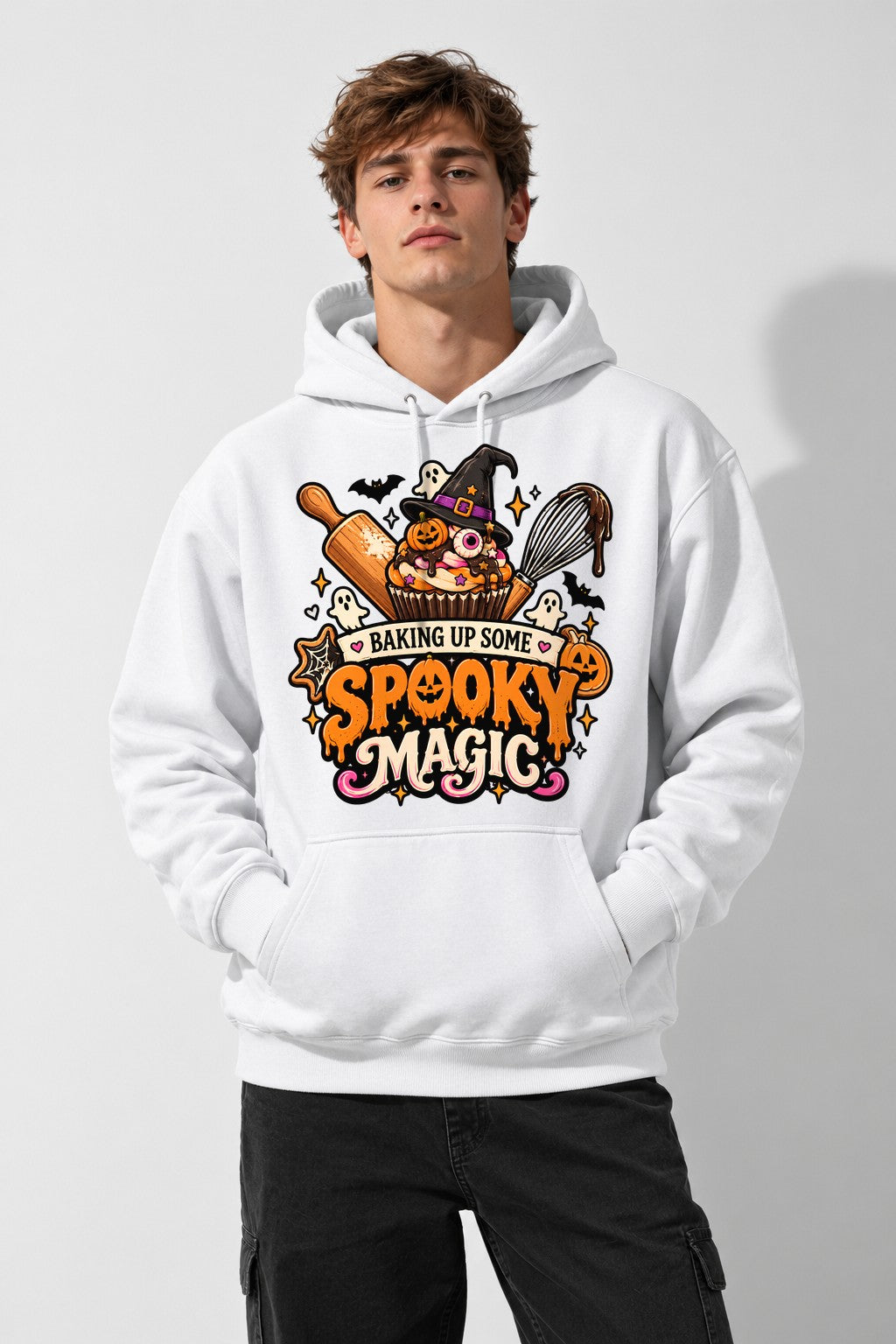 Spooky Magic Cupcake - White