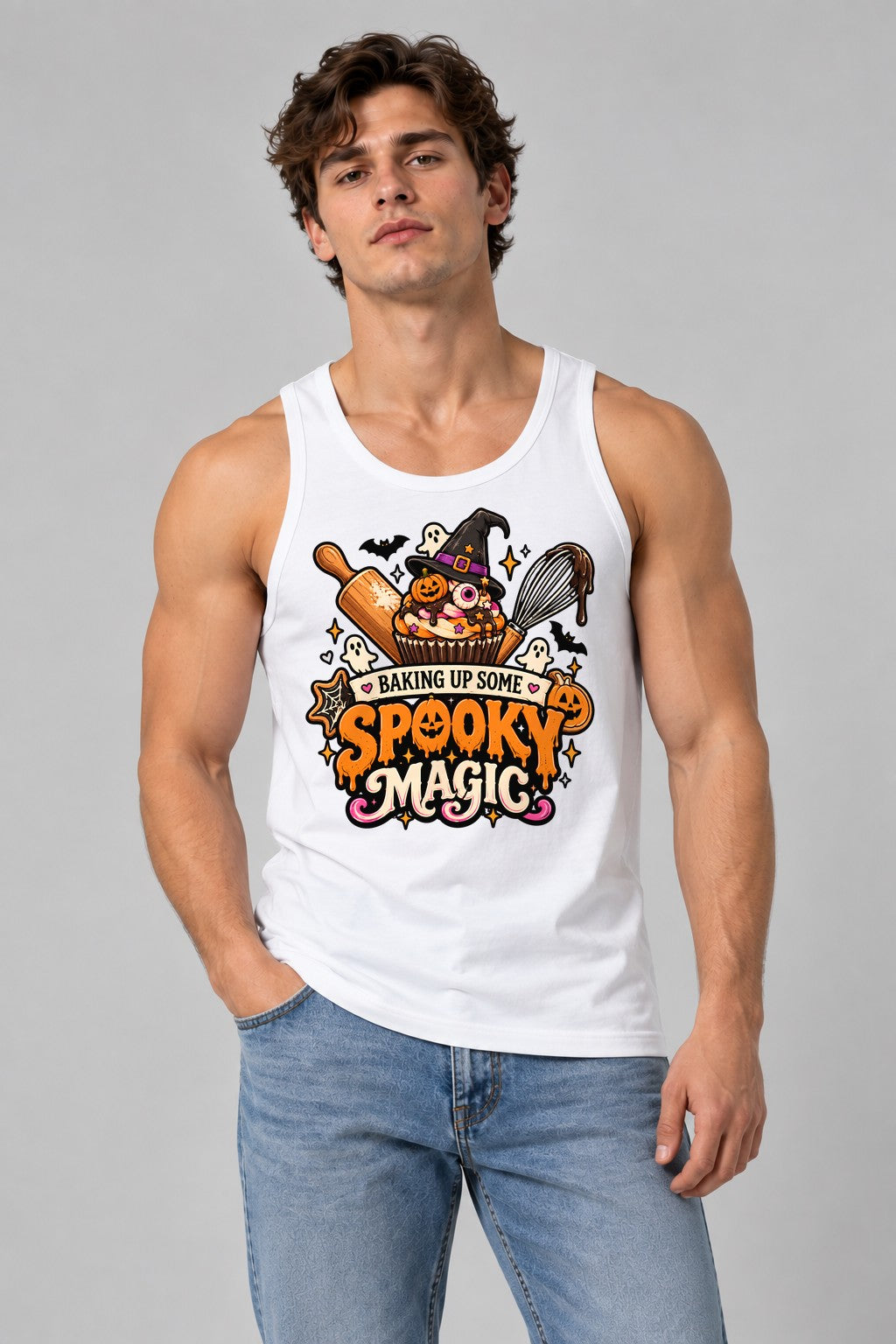 Spooky Magic Cupcake - White