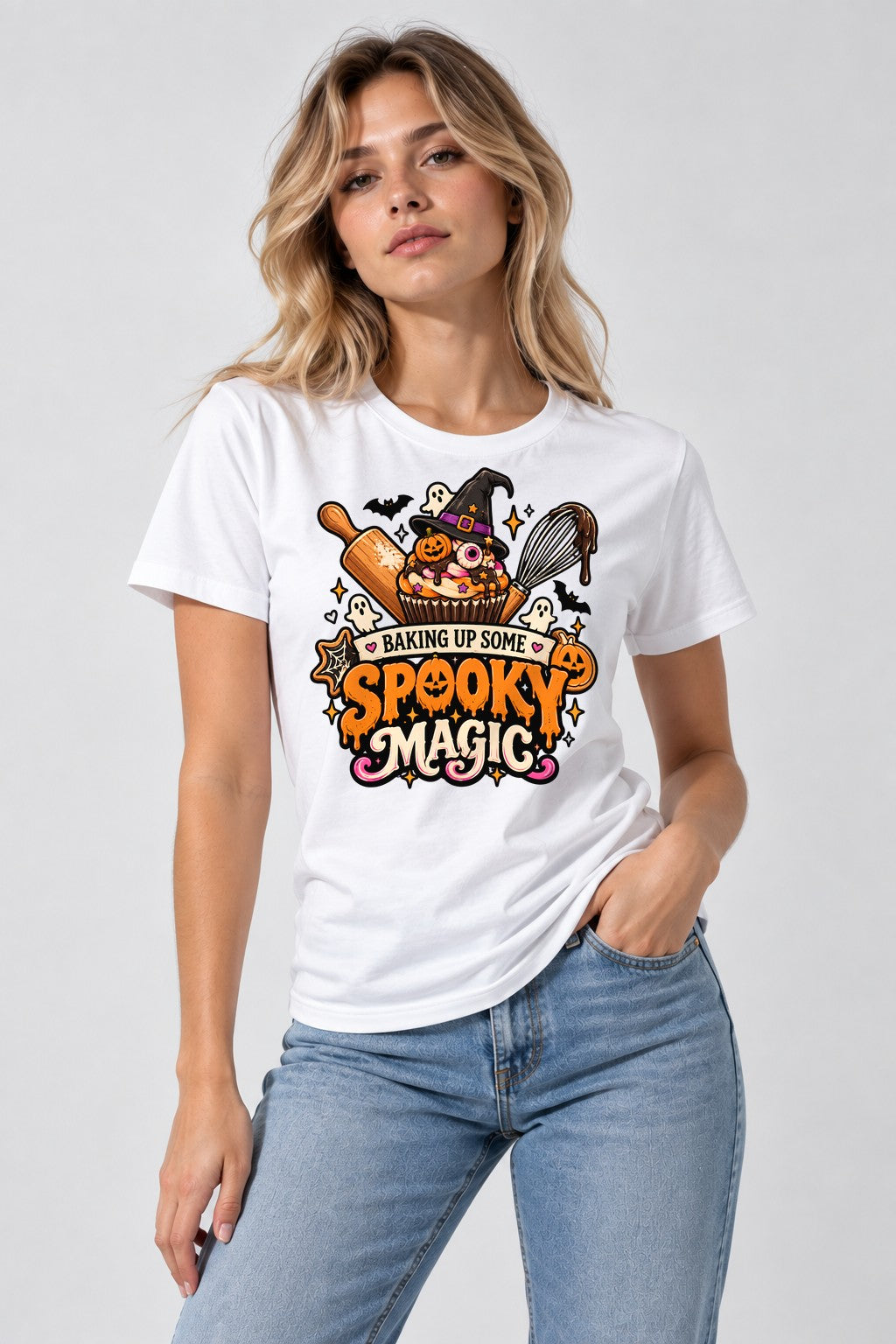 Spooky Magic Cupcake - White