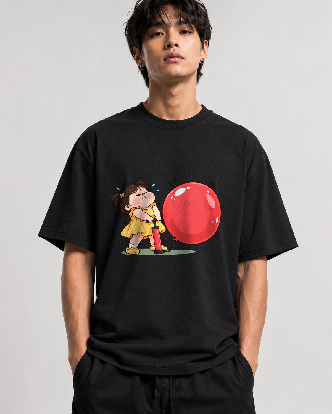 Balloon Struggle - Black