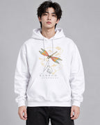 Bamboo Dragonfly Art - White