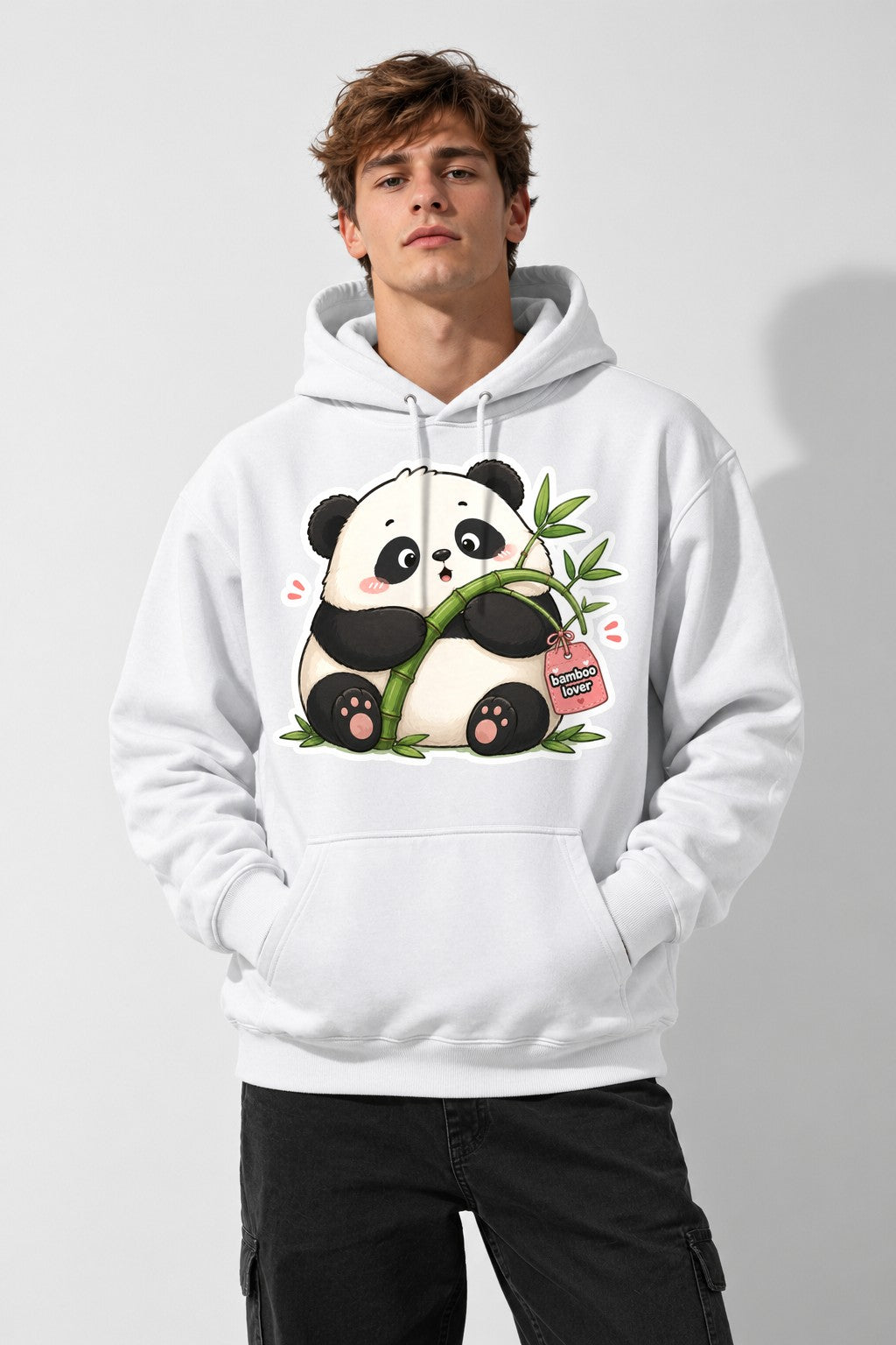 Bamboo Lover Panda - White