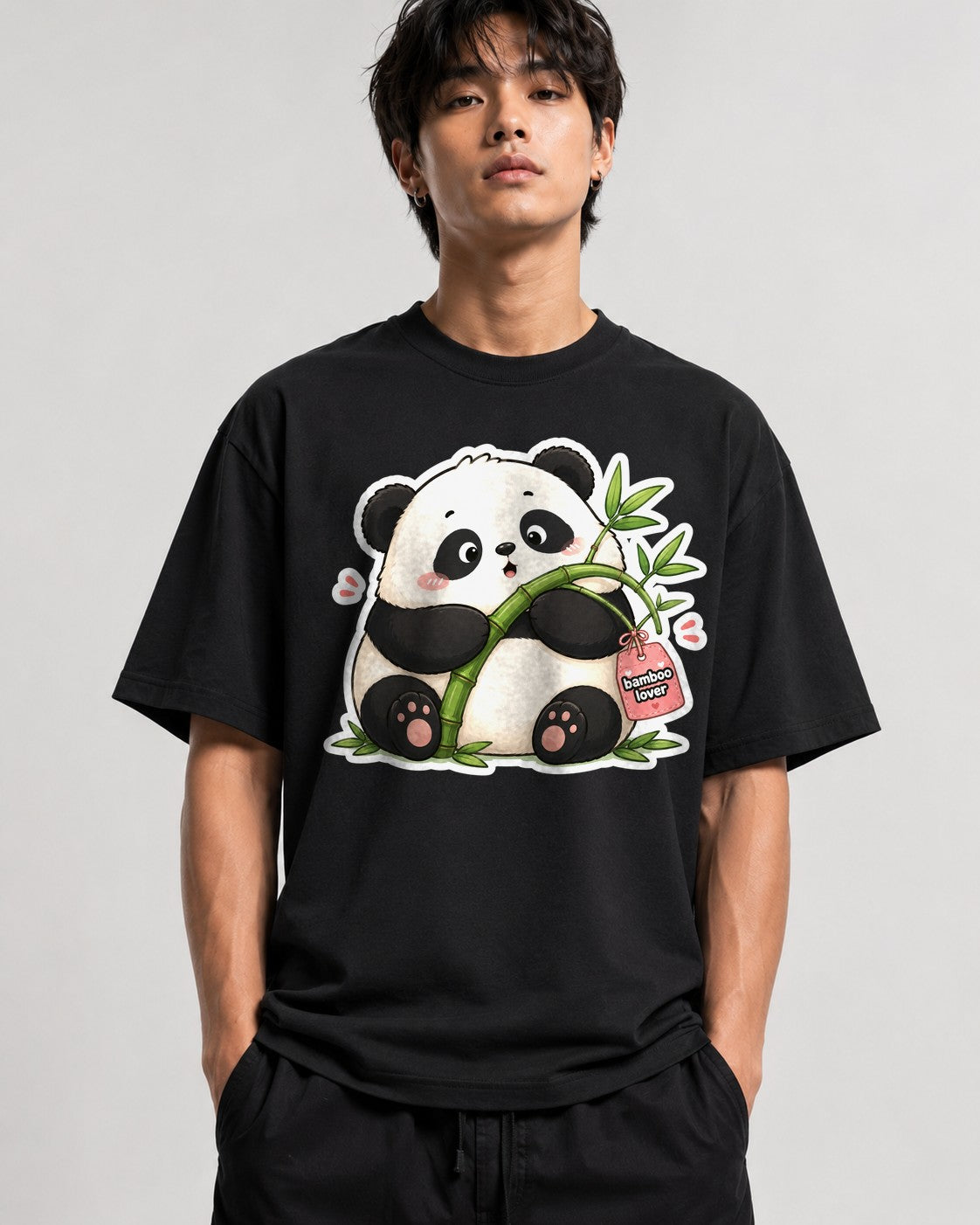 Bamboo Lover Panda - Black