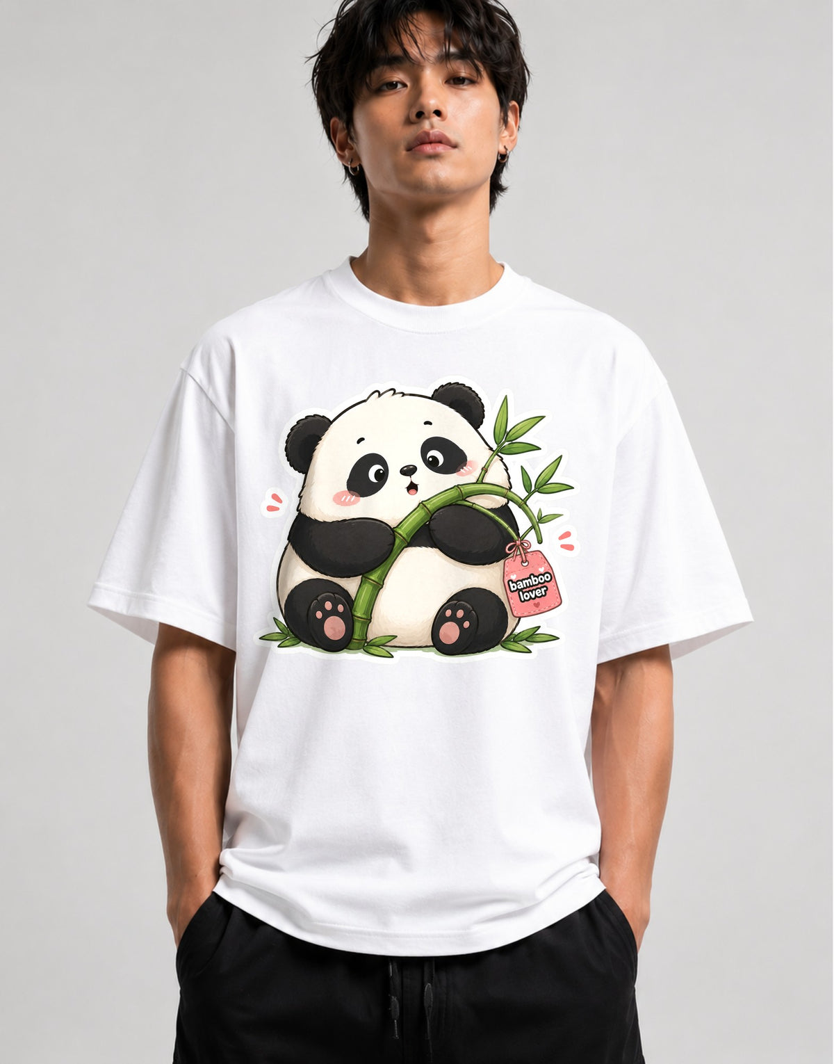 Bamboo Lover Panda - White