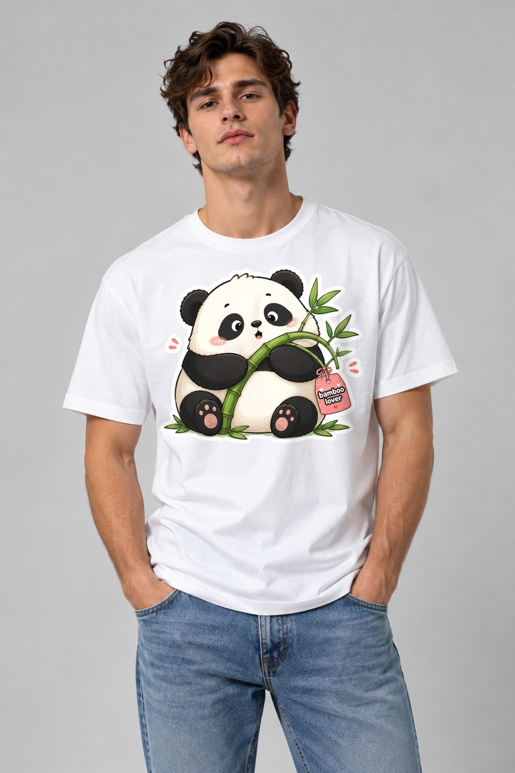 Bamboo Lover Panda - White