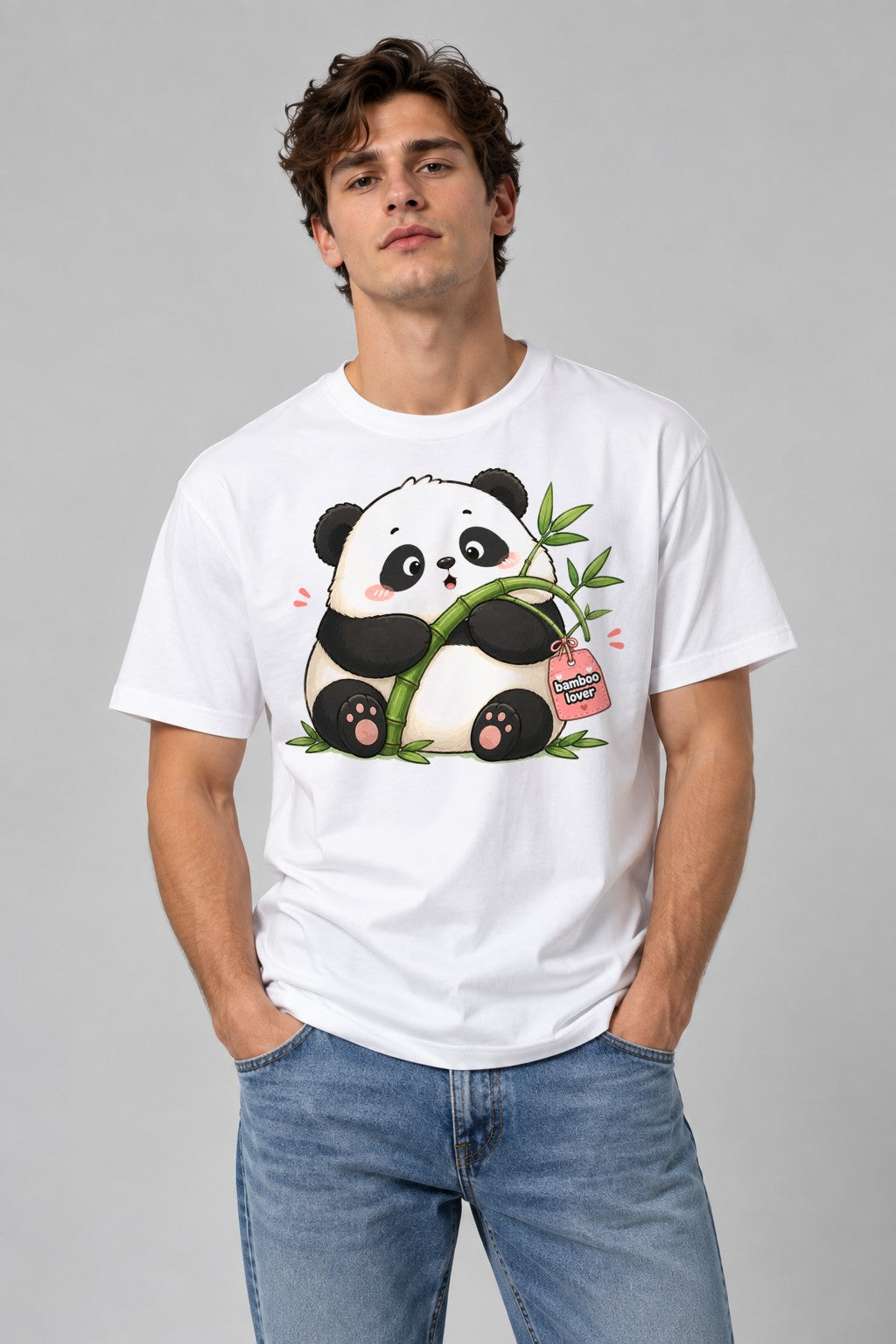 Bamboo Lover Panda - White