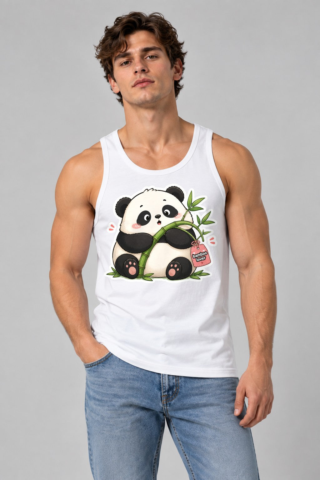 Bamboo Lover Panda - White