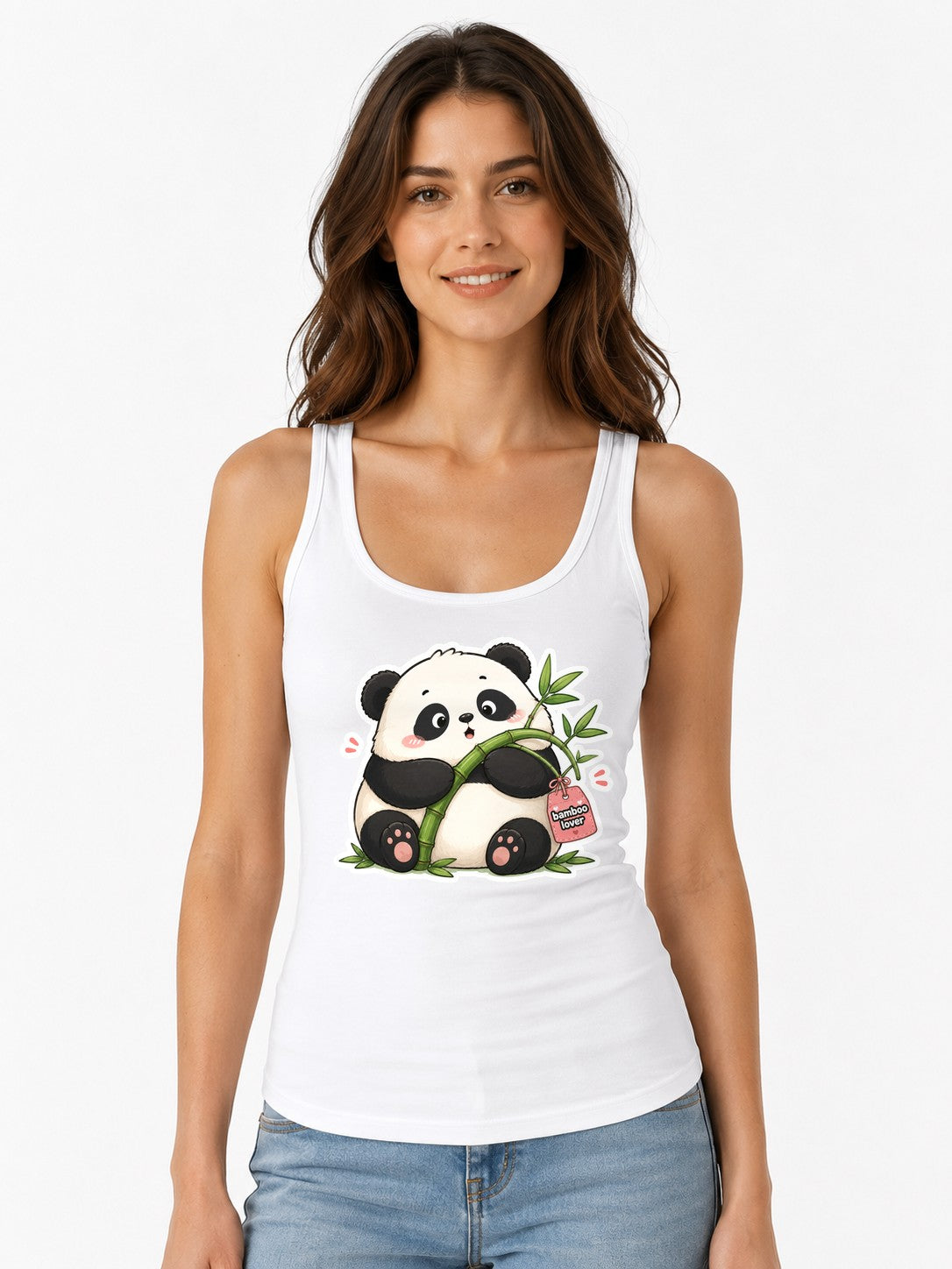 Bamboo Lover Panda - White