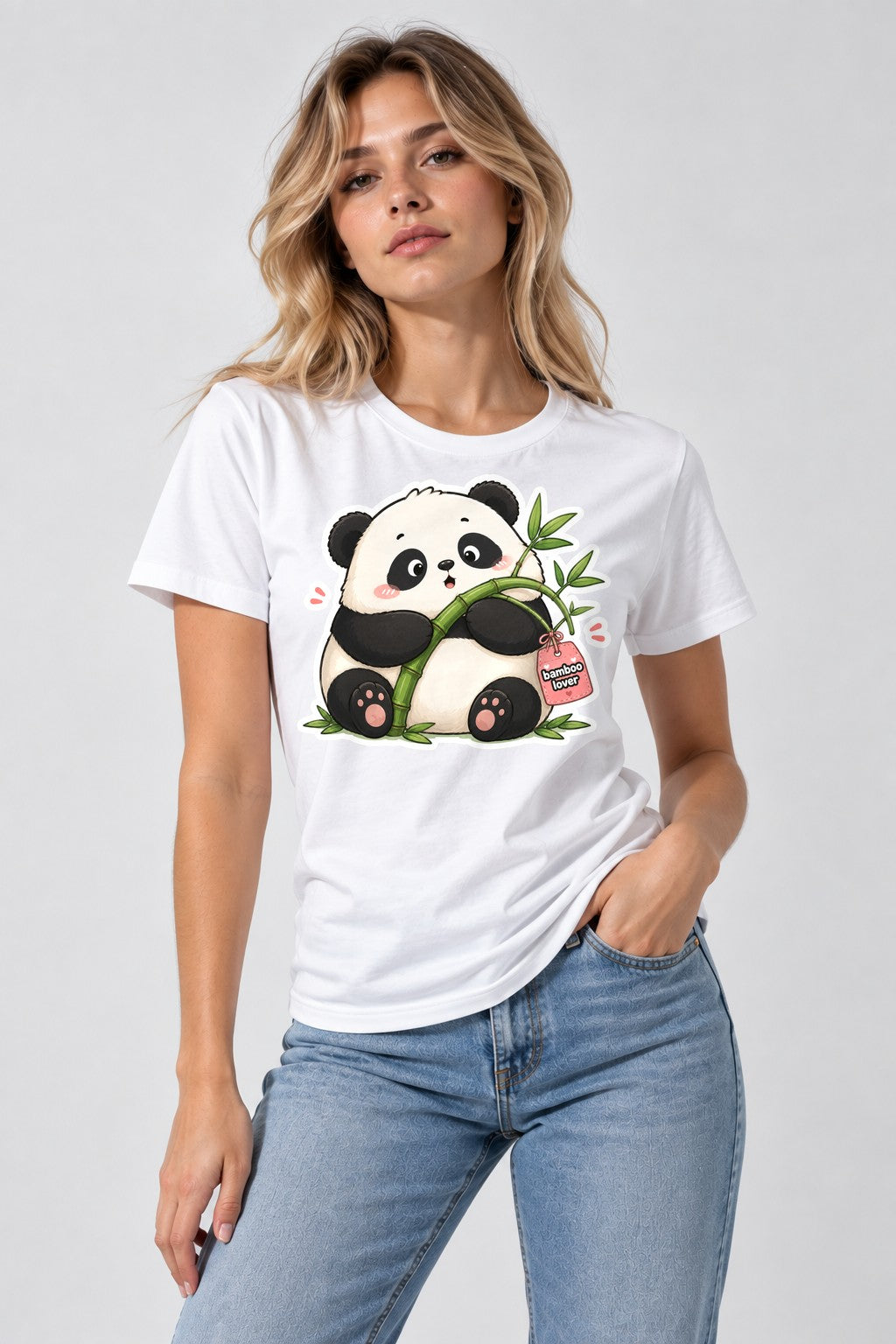 Bamboo Lover Panda - White