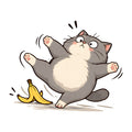 Banana Peel Cat