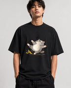 Banana Peel Cat - Black