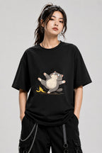 Banana Peel Cat - Black