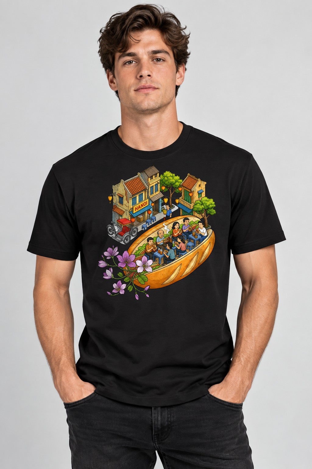 Banh Mi Town - Black