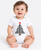 Barcode Christmas Tree - White
