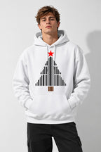 Barcode Christmas Tree - White