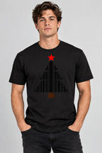 Barcode Christmas Tree - Black