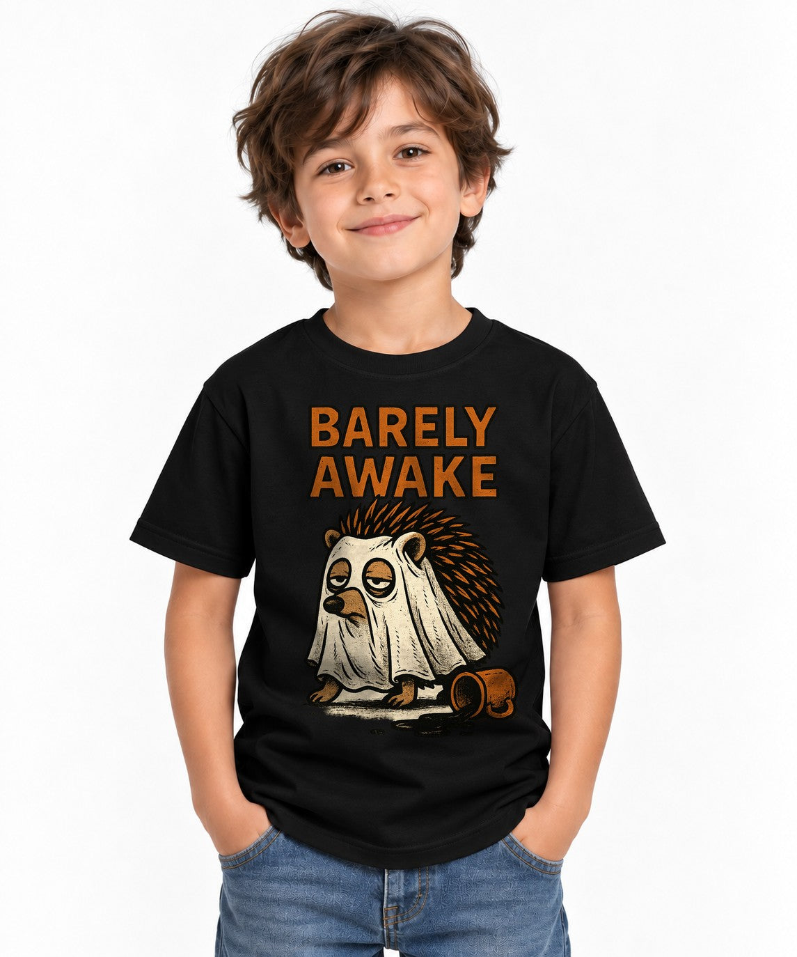 Barely Awake Hedgehog - Black