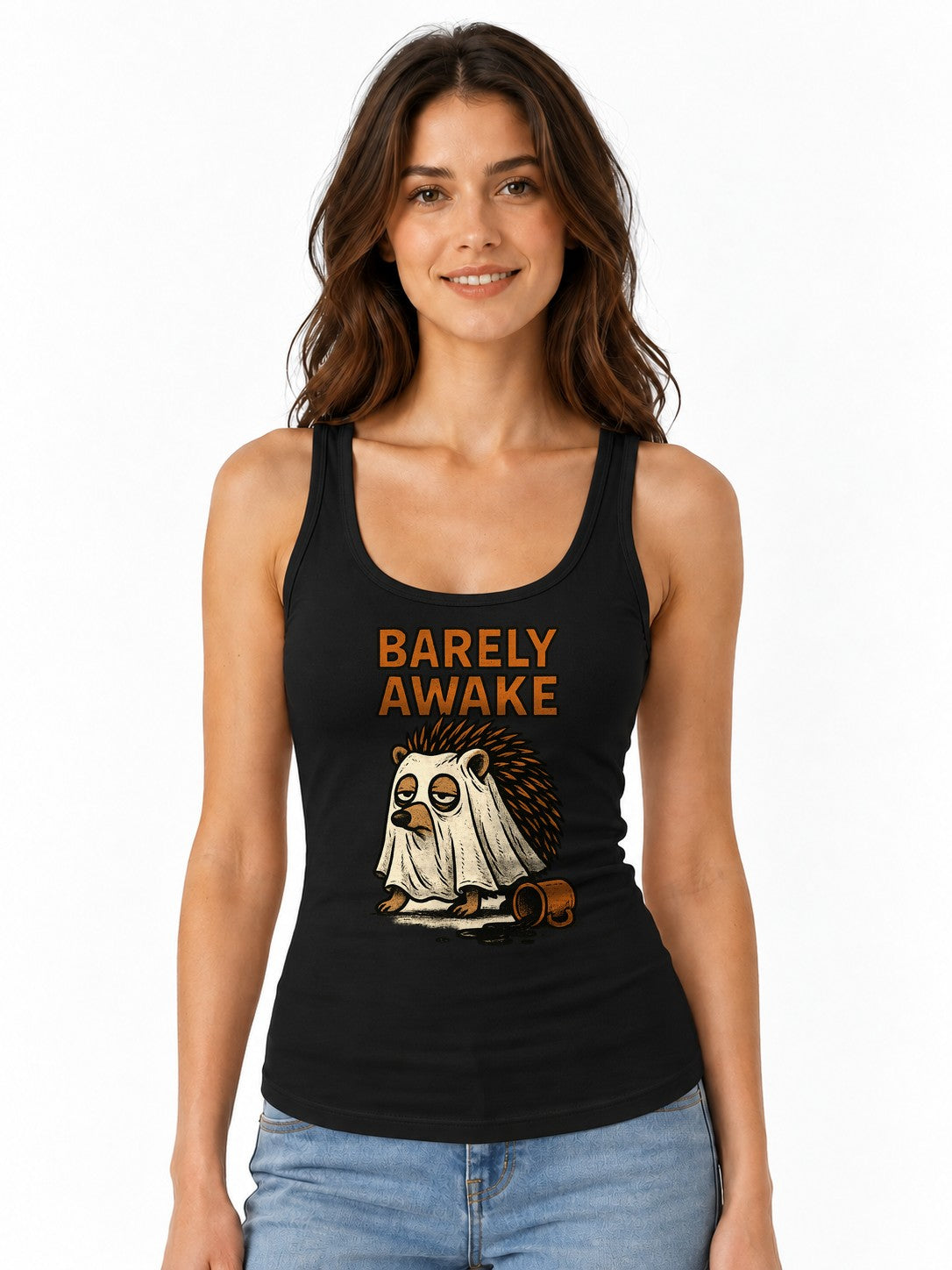 Barely Awake Hedgehog - Black