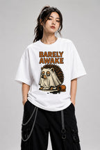 Barely Awake Hedgehog - White