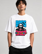 Bass Drop Panda DJ Shirt - Music Lover Graphic Tee - White
