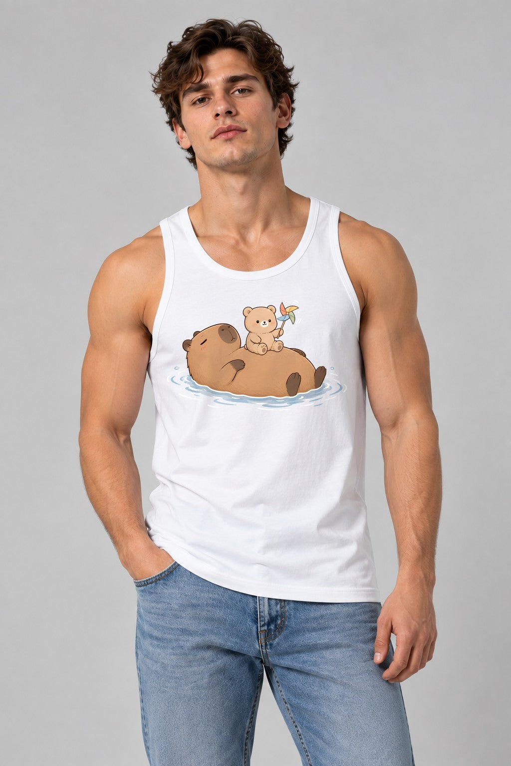 Bear Float Adventure - White