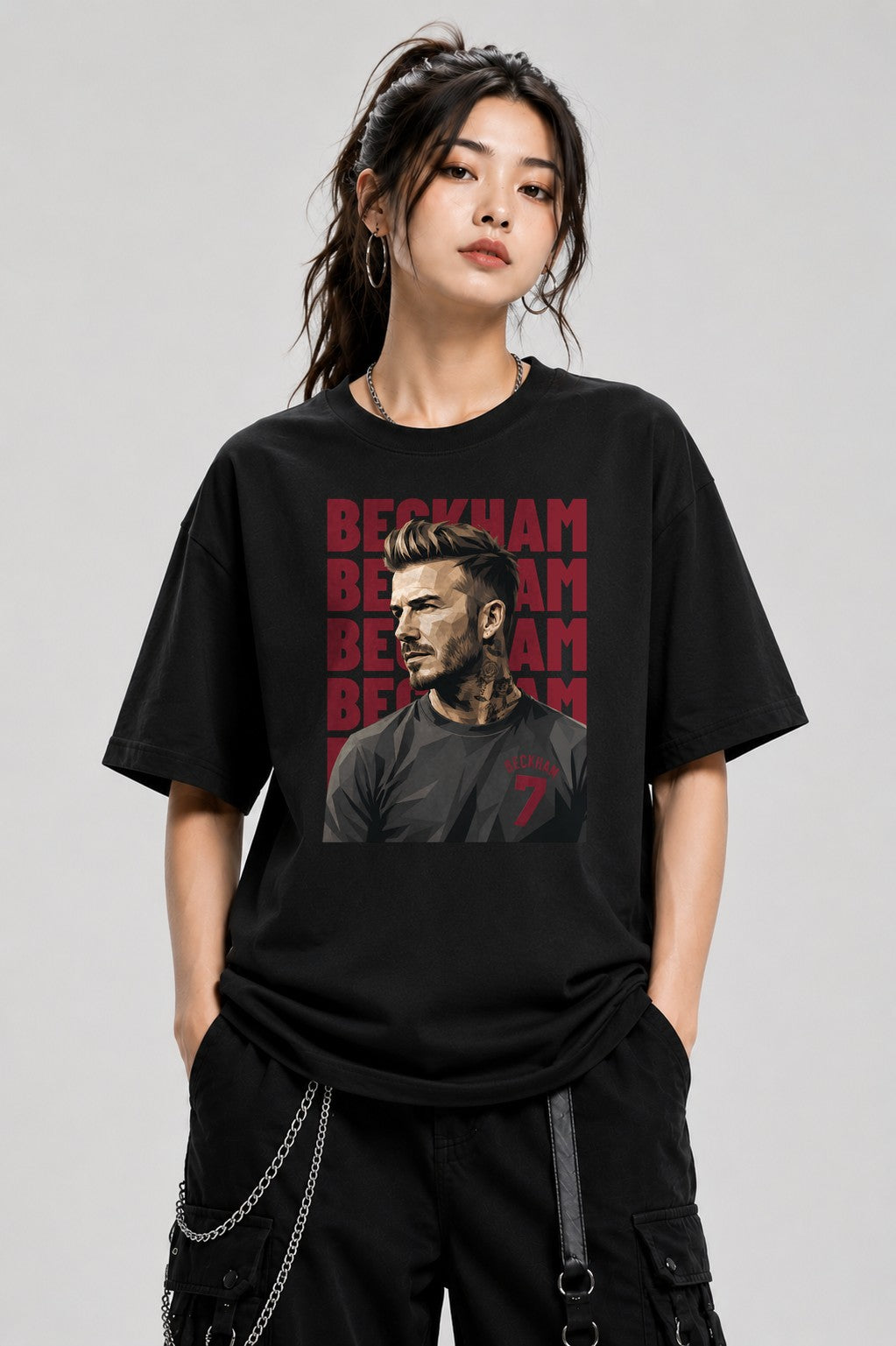 Beckham Portrait - Black