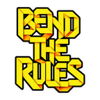 Bend The Rules Graphic Tee - Bold 3D Typography Street Style