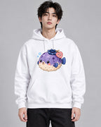Berry Puff Blowfish - White