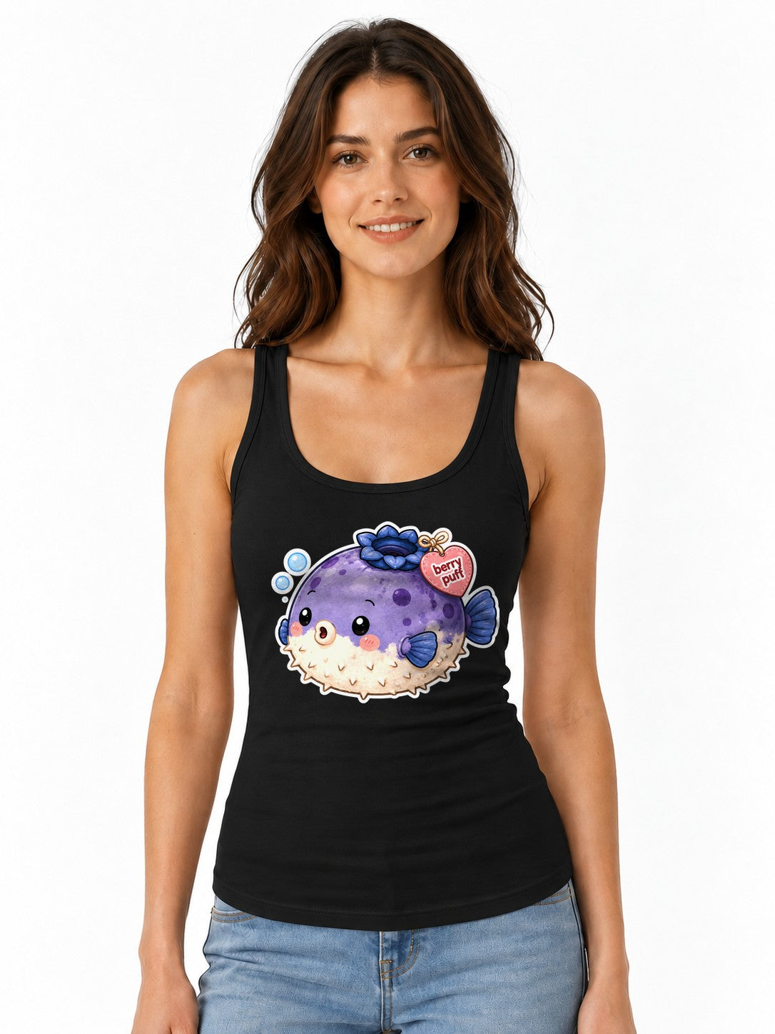 Berry Puff Blowfish - Black