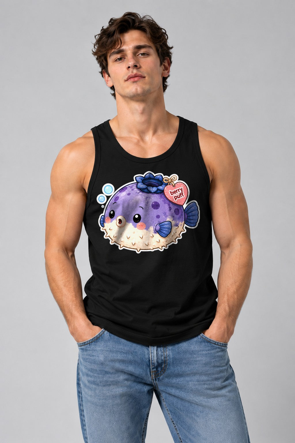 Berry Puff Blowfish - Black