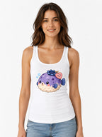 Berry Puff Blowfish - White