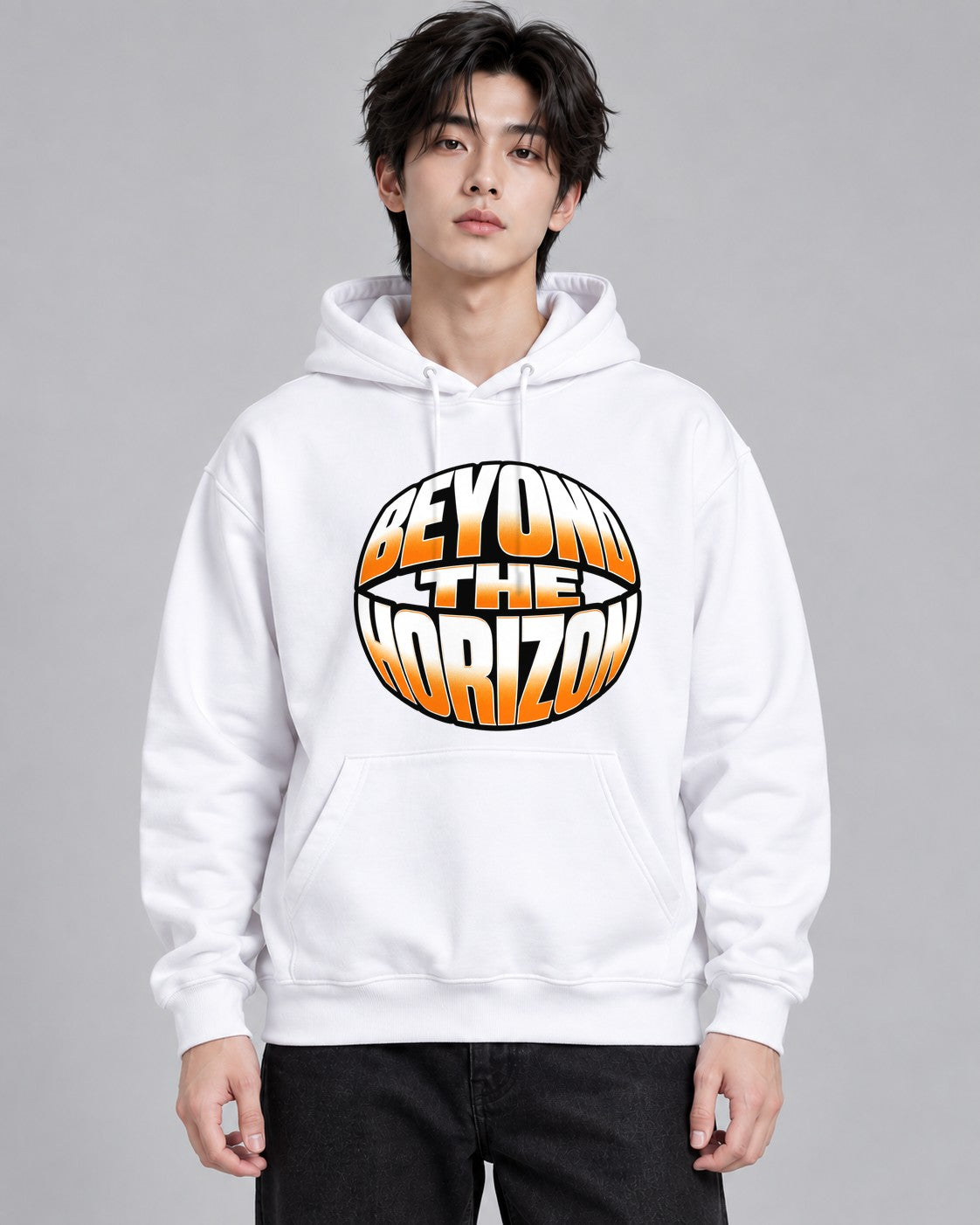 Beyond The Horizon Circular Retro Or - White