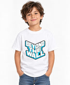 Beyond The Wall Ice Typography Shirt - 3D Block Letter Design - White