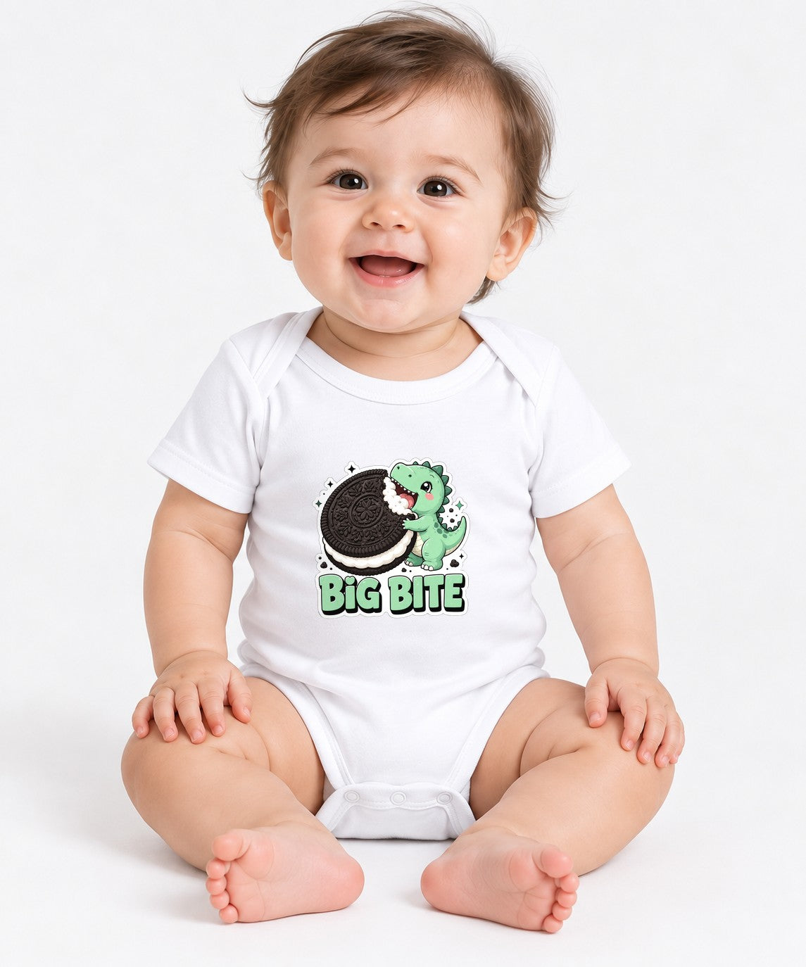 Big Bite Dino - White