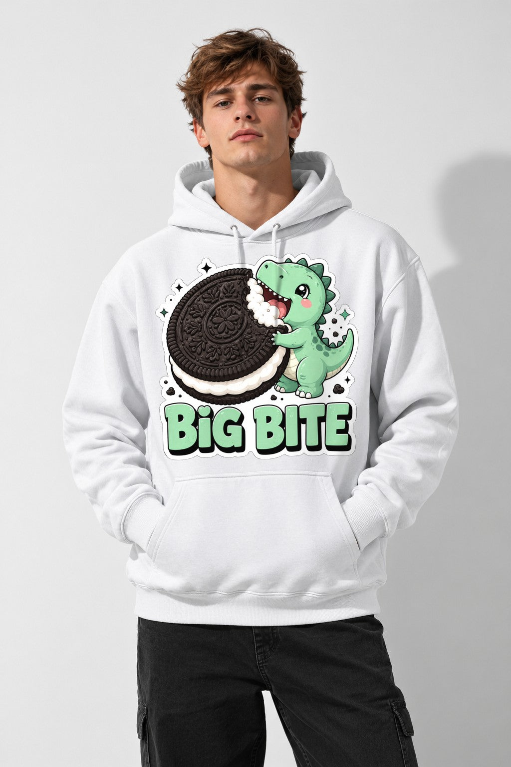 Big Bite Dino - White