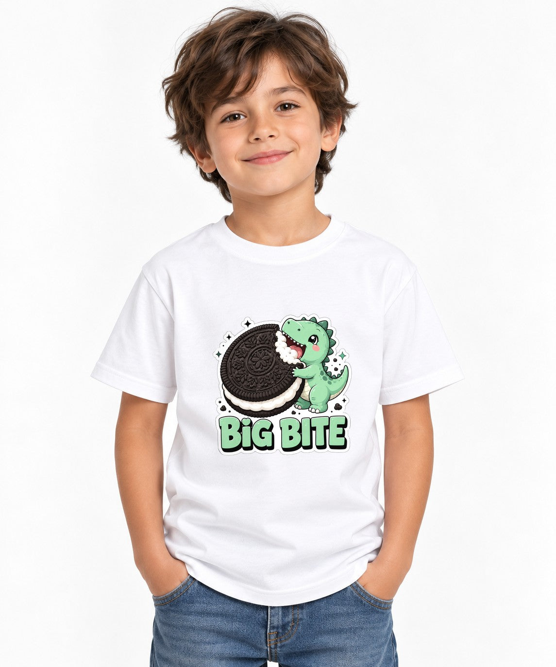 Big Bite Dino - White