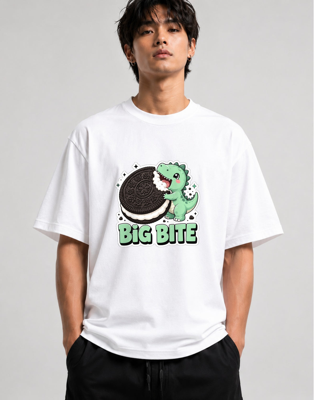Big Bite Dino - White