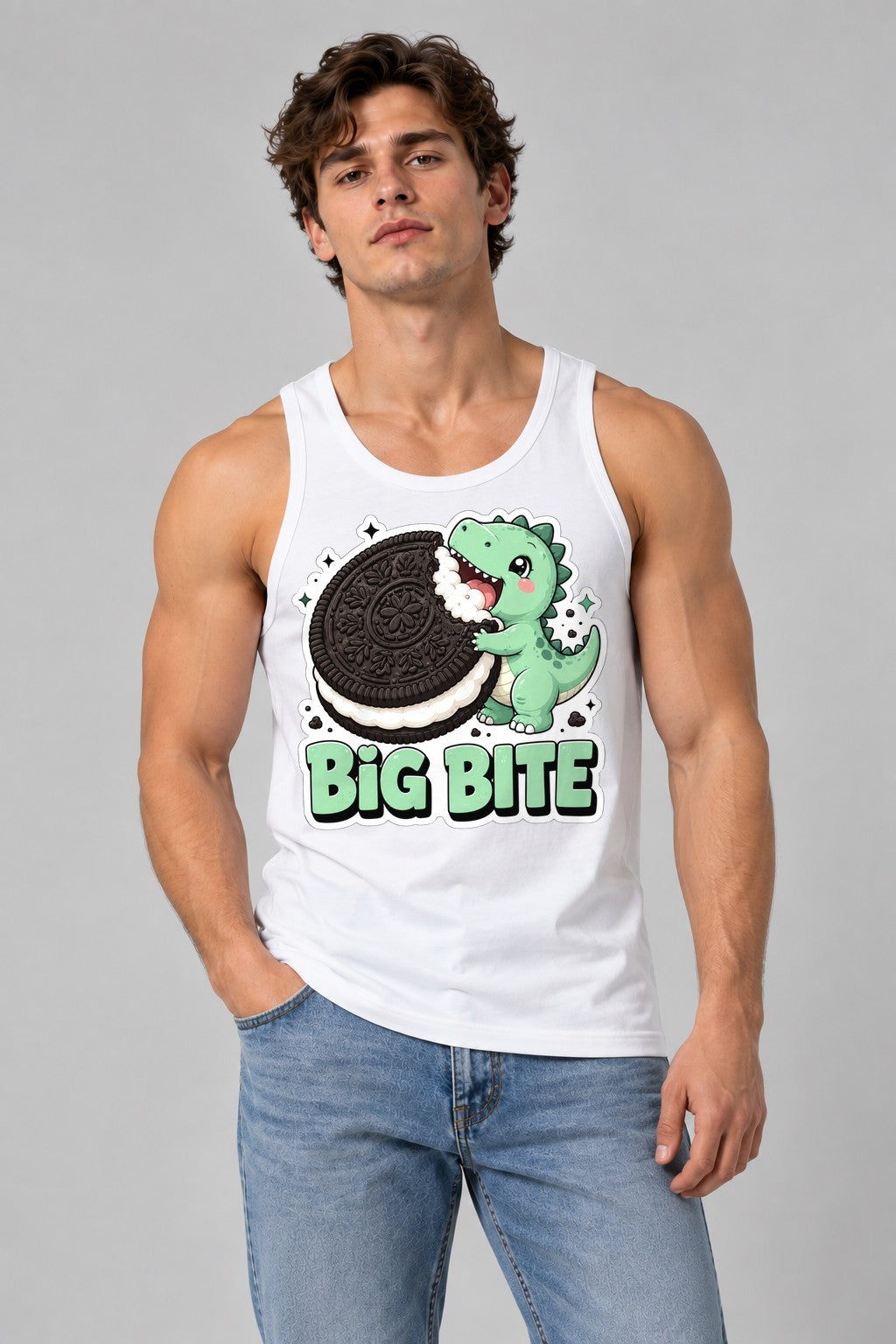 Big Bite Dino - White