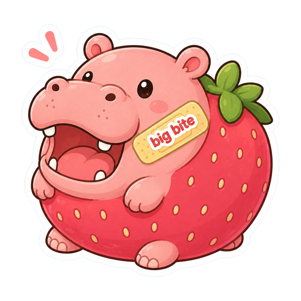 Big Bite Strawberry Hippo