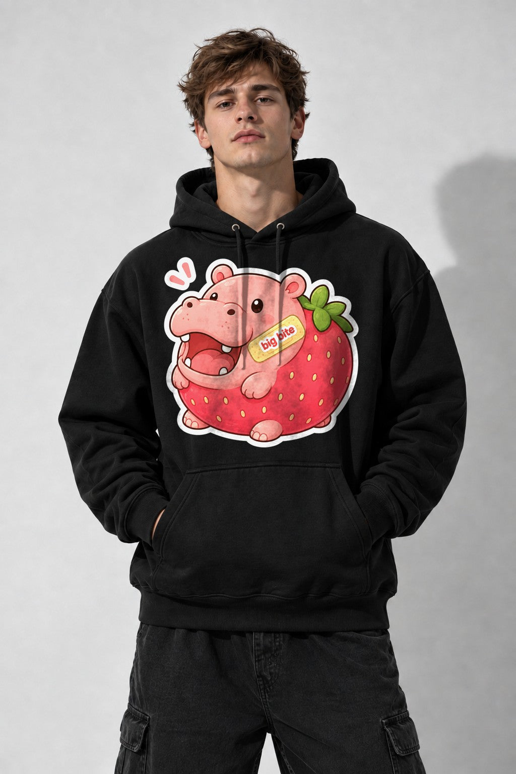 Big Bite Strawberry Hippo - Black