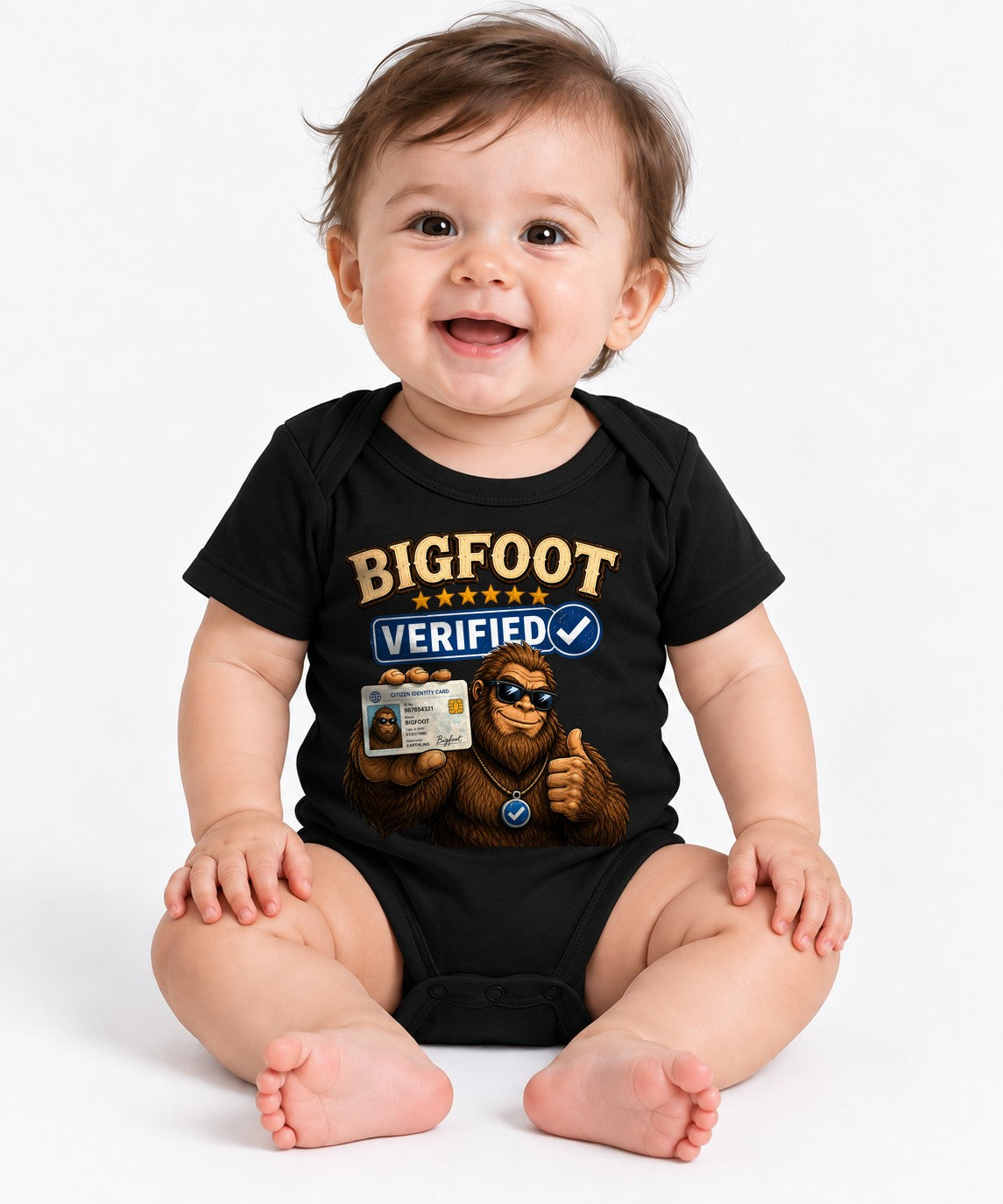 Bigfoot Verified Official ID Card - Black