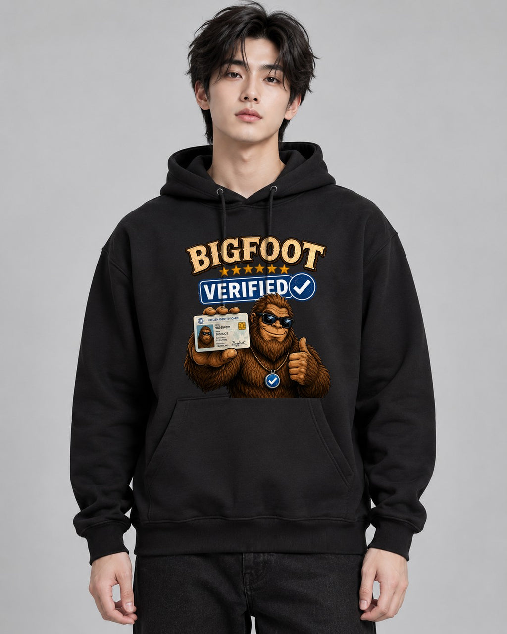 Bigfoot Verified Official ID Card - Black