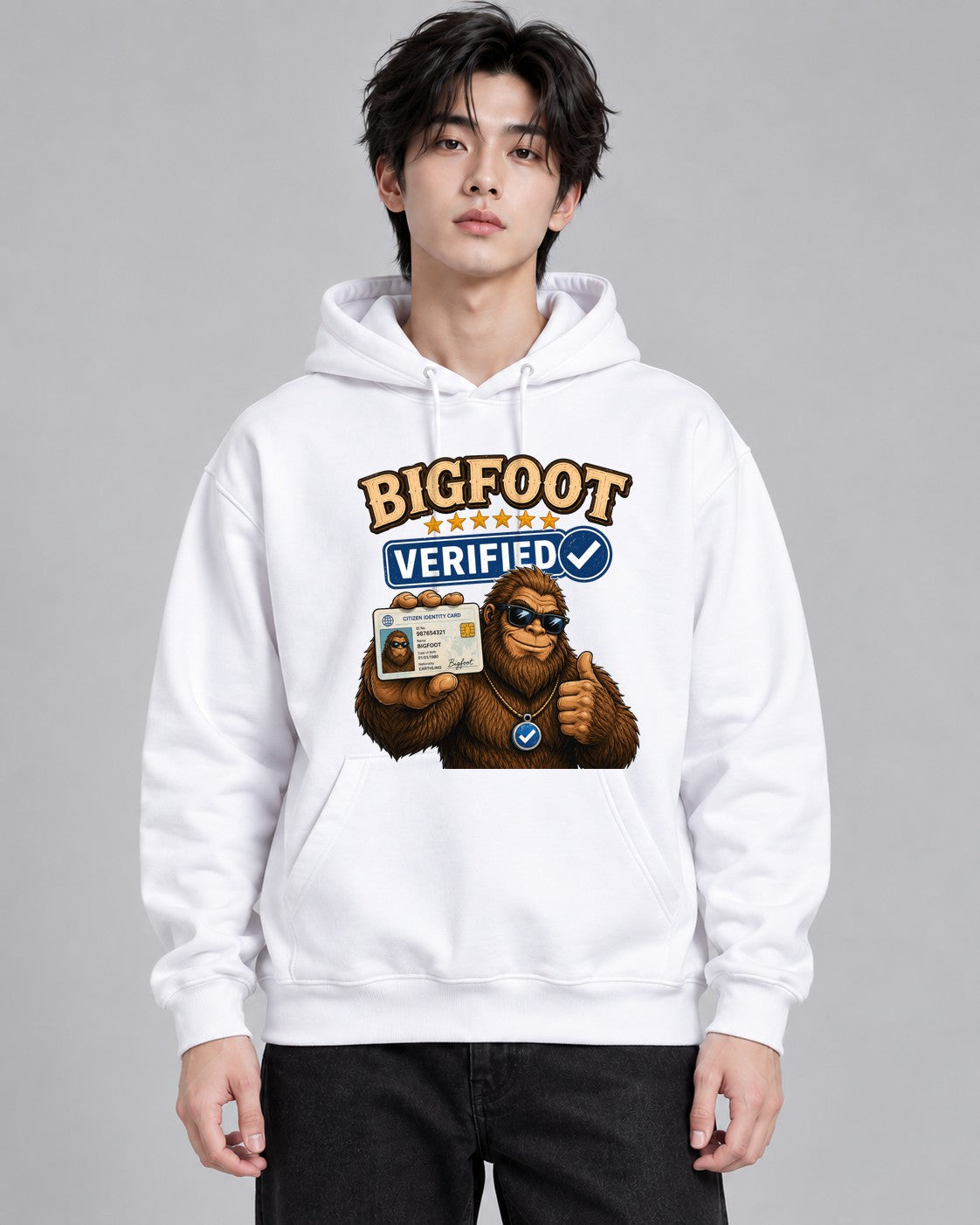 Bigfoot Verified Official ID Card - White