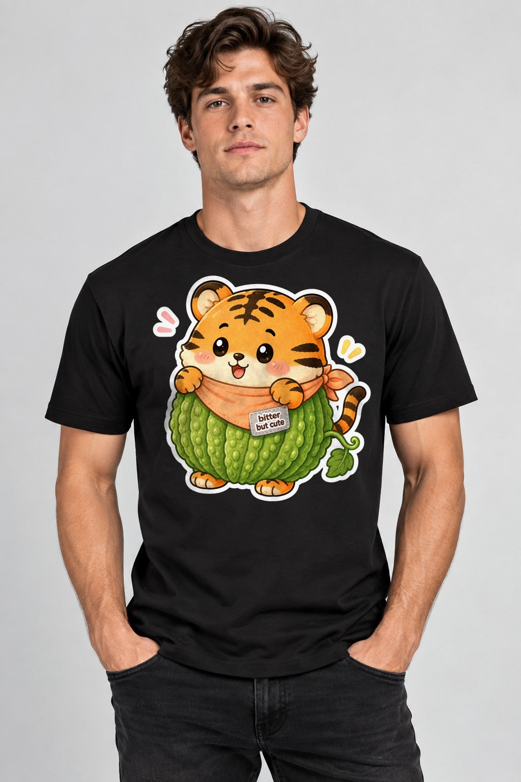 Bitter But Cute Tiger - Black
