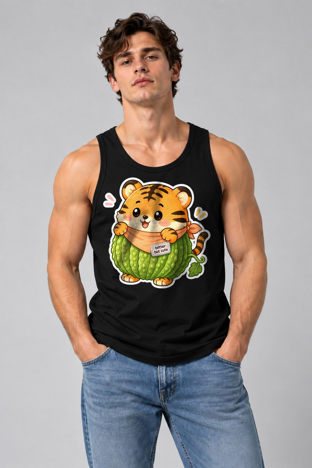 Bitter But Cute Tiger - Black
