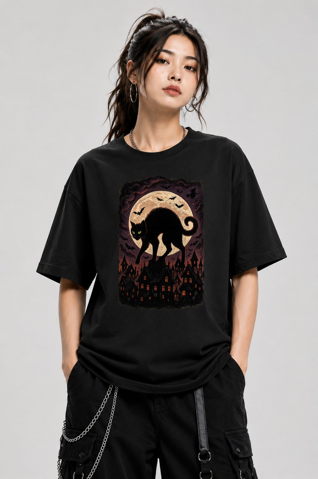 Black Cat Crossing - Black