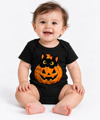 Black Cat Pumpkin - Black