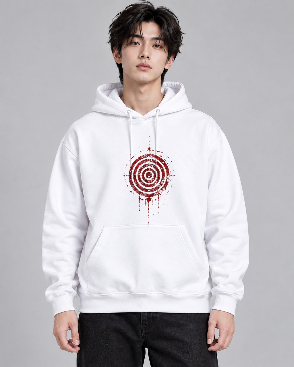 Bleeding Bullseye - White